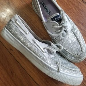 Glitter sperry shoes